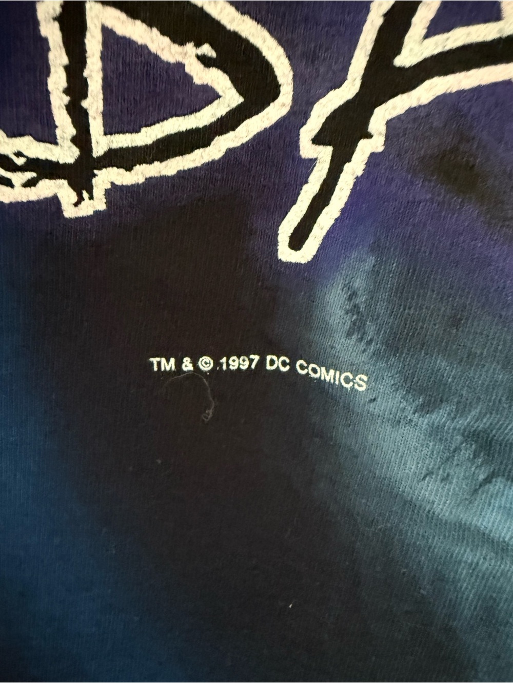 Vintage 1997 Batman All Over Print T-Shirt (DC Comics) - Picture 2 of 6